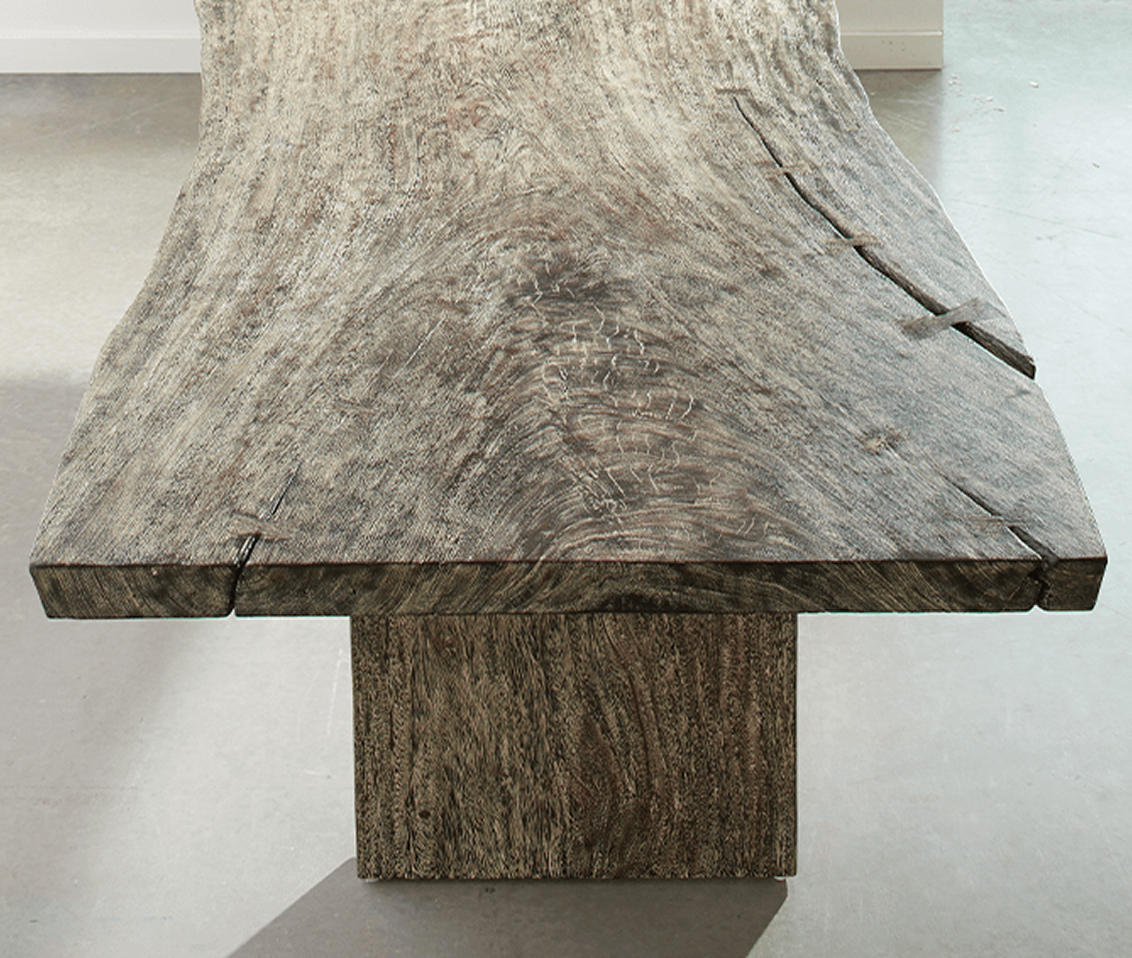 Wood Dining Table Legs / 22x3x27"h