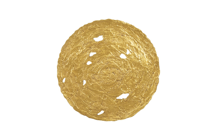 Molten Wall Disc Large, Gold Leaf