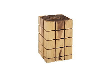 Cubed Stool Natural 